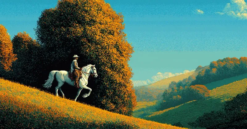 Montaigne in his horse
