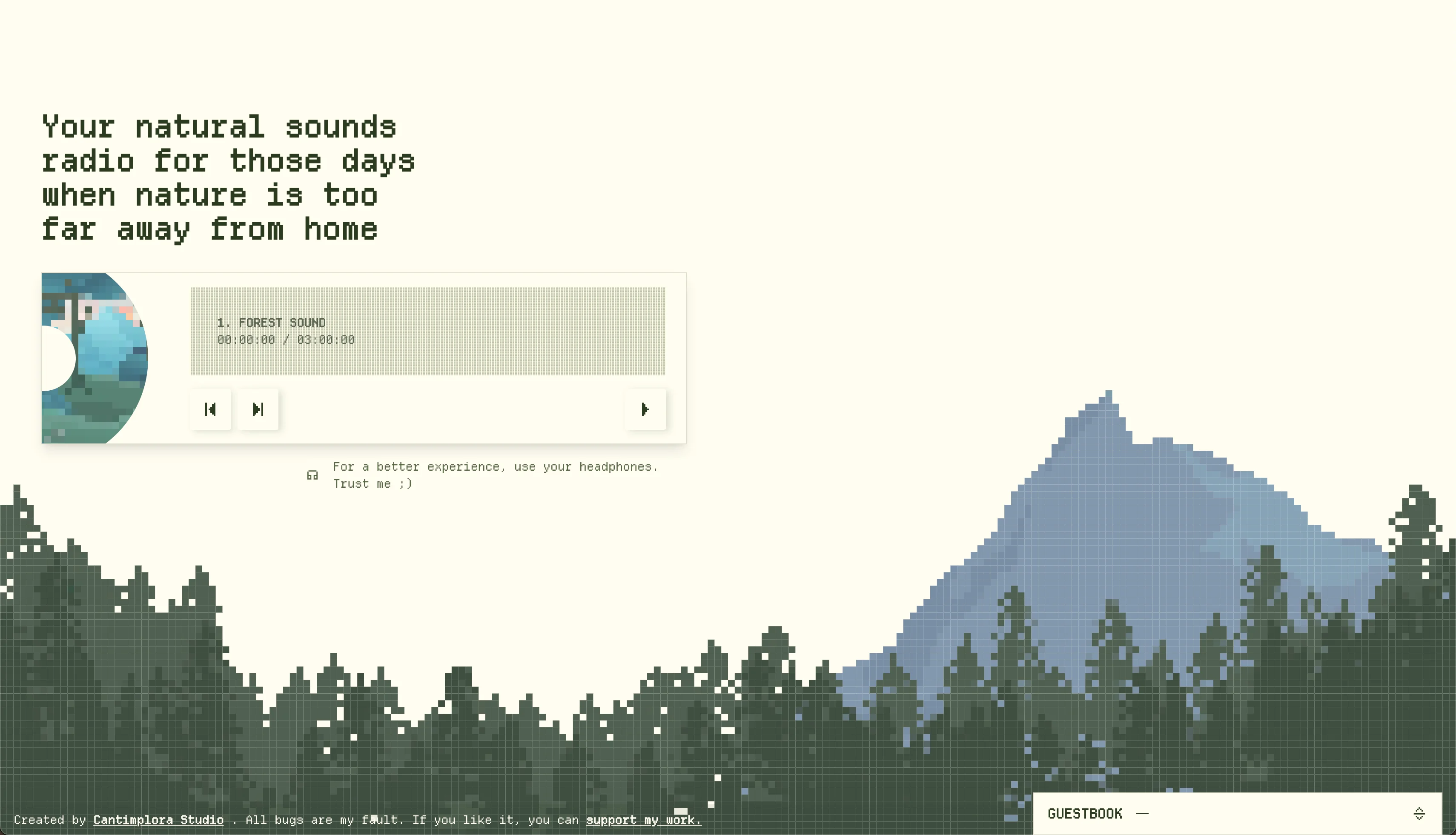 Natural FM website